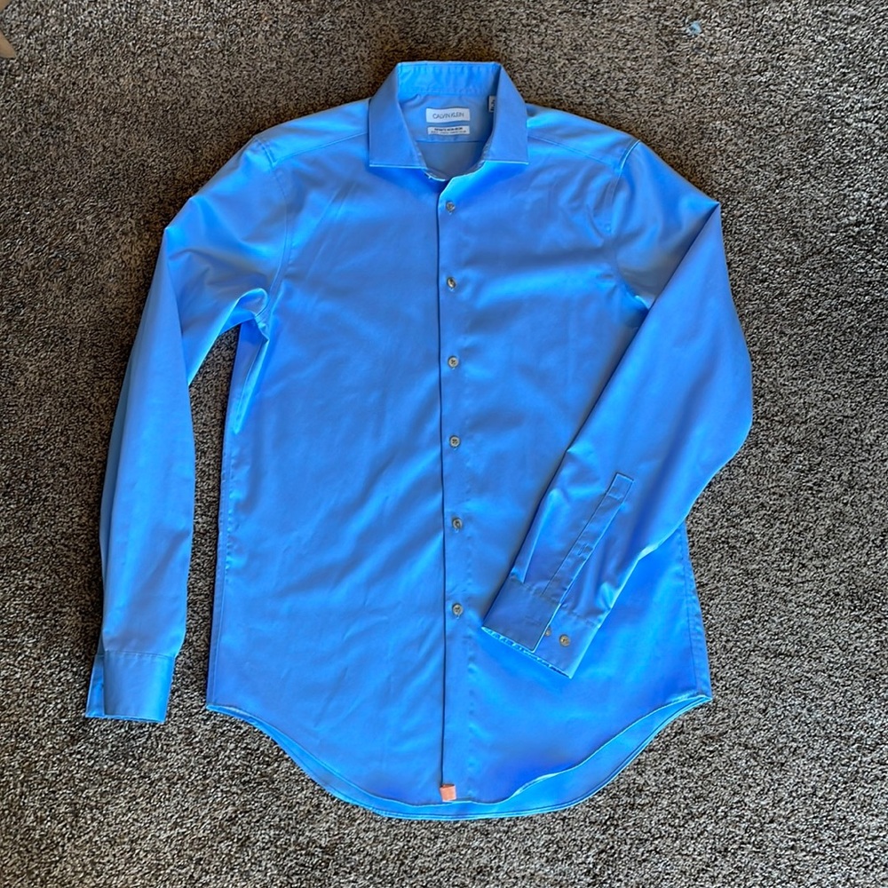 Calvin Klein Mens Button Down Shirt